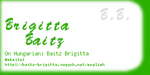 brigitta baitz business card